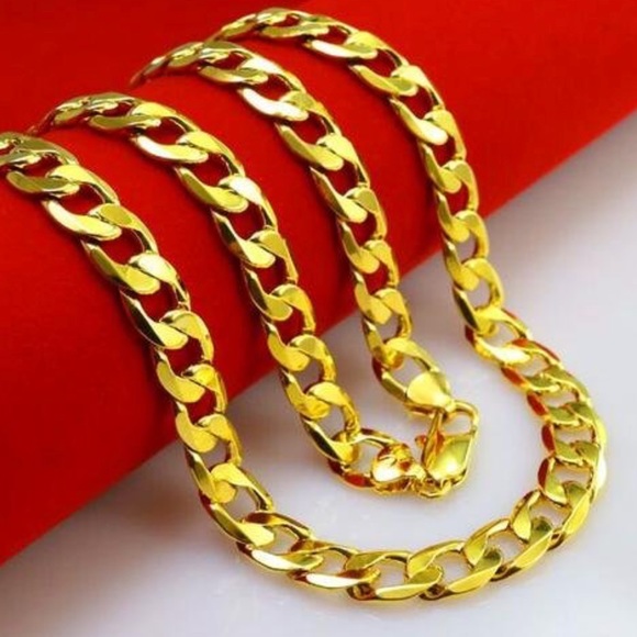 Other - Brand New 18k Gold Men's Chain Necklace